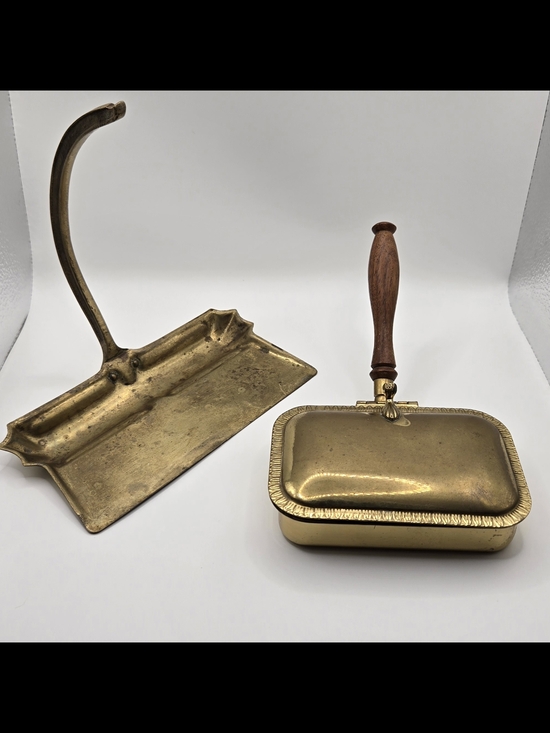Other - ✨ Vintage Brass Silent Butler Crumb Catchers – Set of 2